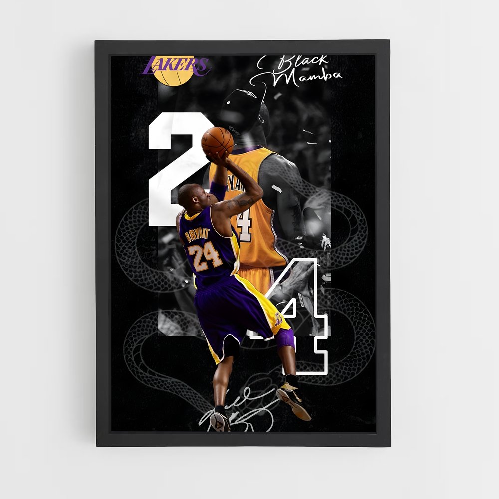 Poster Légende Noire – affiche Basketball (vue 2)